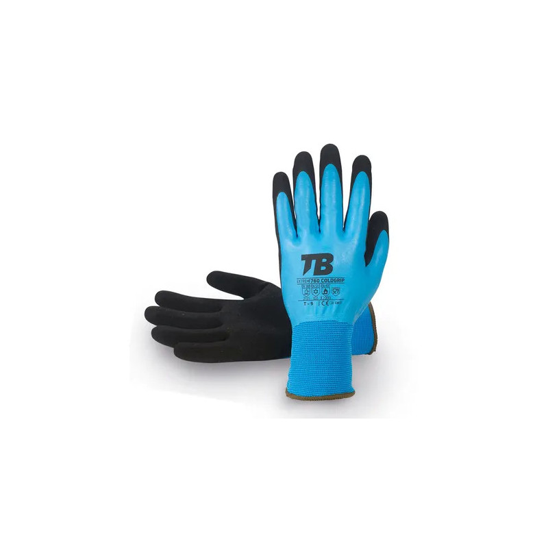 Luva Térmica  (frio) revestida em Látex TB 760COLDGRIP