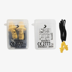 Tampões auditivos Reutilizáveis com cordão - MADURU (32dB)