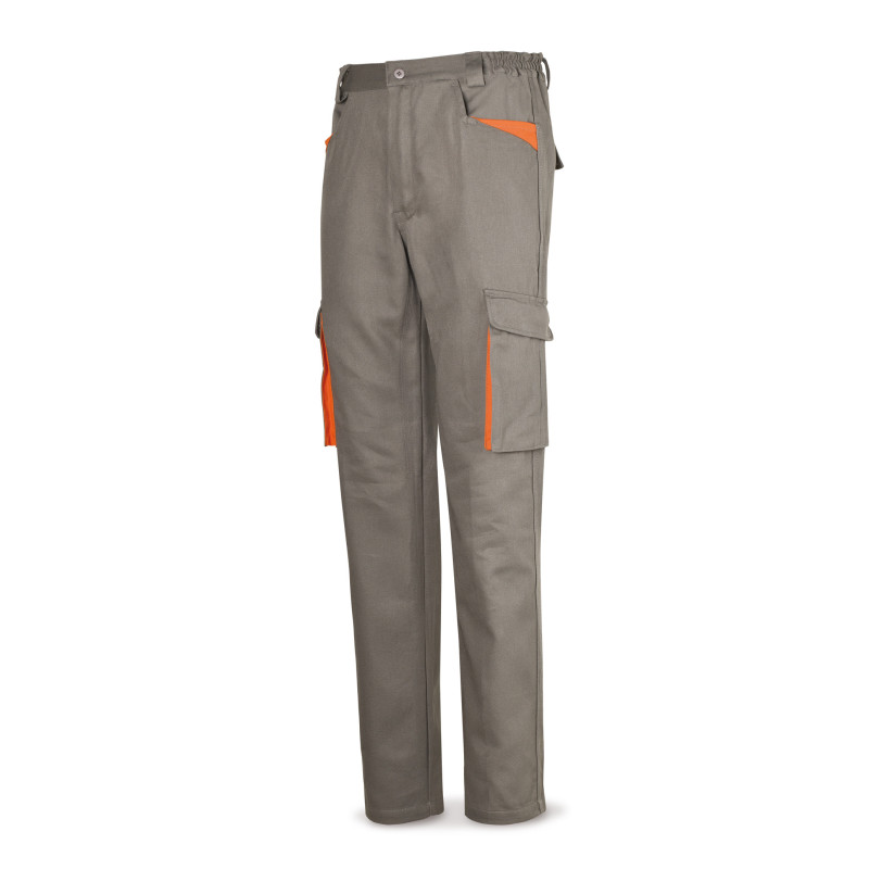 Multi-Pocket Cotton Trousers
