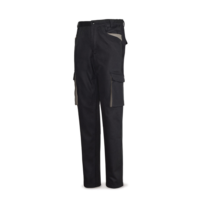 Multi-Pocket Cotton Trousers