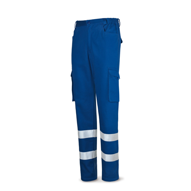Calças 100% Algodão com Faixas Refletoras - 488PCRTOPAM