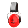 Abafadores ajustáveis ​​Sonis 3 com visibilidade extra - Vermelho brilhante (37 dB)