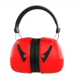 Abafadores ajustáveis ​​Sonis 3 com visibilidade extra - Vermelho brilhante (37 dB)