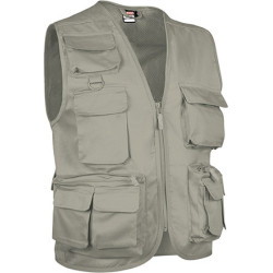 Multipocktes Vest - Safari