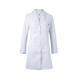 Women's long-sleeved semi-fitted gown