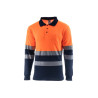High Visibility Long Sleeve Polo Shirt - Galaxy