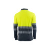 High Visibility Long Sleeve Polo Shirt - Galaxy