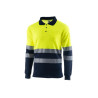 High Visibility Long Sleeve Polo Shirt - Galaxy
