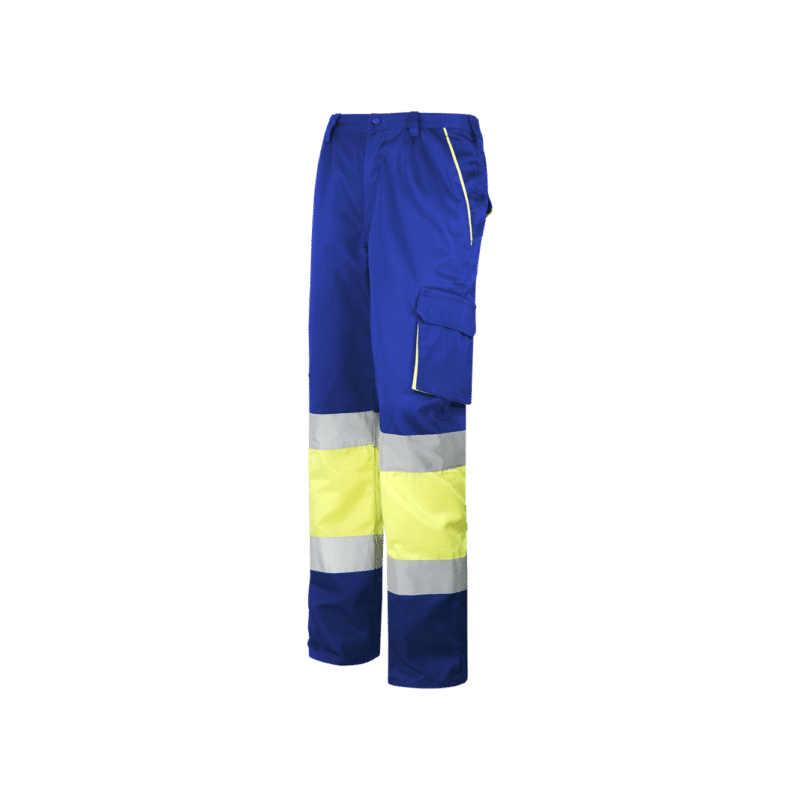 High-visibility multi-pocket trousers