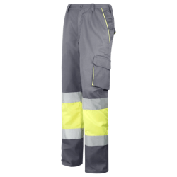 High-visibility multi-pocket trousers
