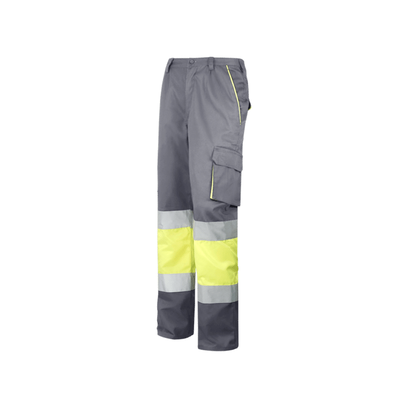 High-visibility multi-pocket trousers