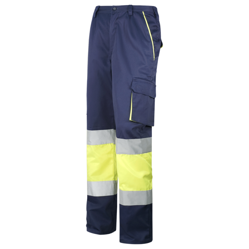High-visibility multi-pocket trousers