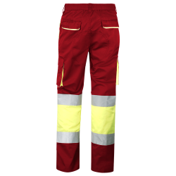 High-visibility multi-pocket trousers