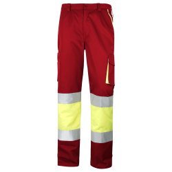 High-visibility multi-pocket trousers