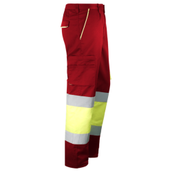 High-visibility multi-pocket trousers