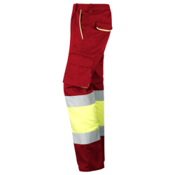 High-visibility multi-pocket trousers
