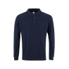 Long-sleeved polo shirt, 100% cotton - HOBART