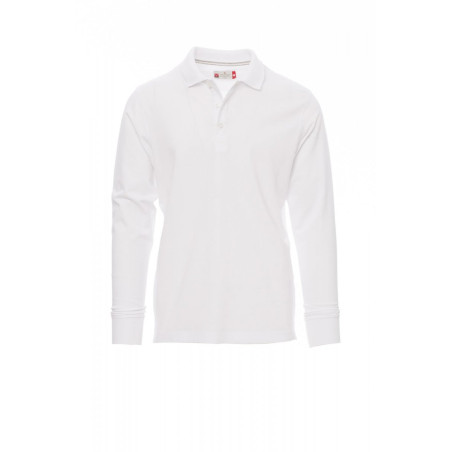 Long-sleeved polo shirt, 100% cotton - Florence