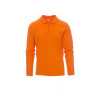 Long-sleeved polo shirt, 100% cotton - Florence