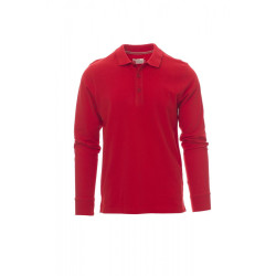 Long-sleeved polo shirt, 100% cotton - Florence