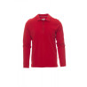 Long-sleeved polo shirt, 100% cotton - Florence