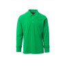Long-sleeved polo shirt, 100% cotton - Florence