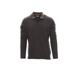 Long-sleeved polo shirt, 100% cotton - Florence