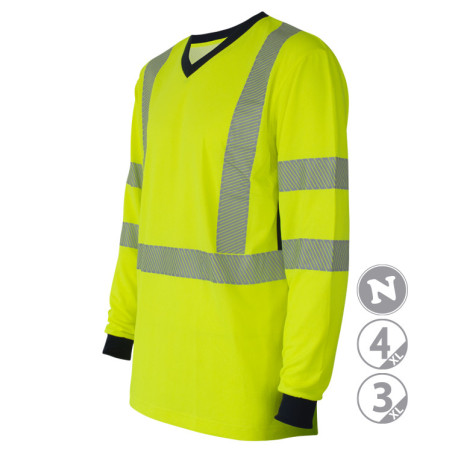 Camisola Alta Visibilidade Manga Comprida - QUEBEC