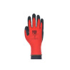 Polyester mechanic's glove with latex coating - 320P