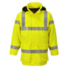 High-visibility fire-retardant rain jacket - Bizflame S774