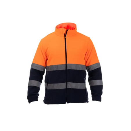 High Visibility Two-Tone Fleece Jacket - Planet