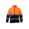 High Visibility Two-Tone Fleece Jacket - Planet