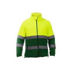 High Visibility Two-Tone Fleece Jacket - Planet