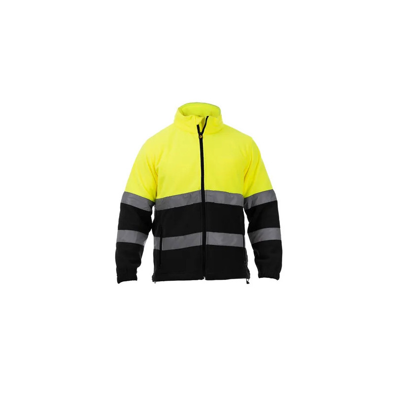 High Visibility Two-Tone Fleece Jacket - Planet
