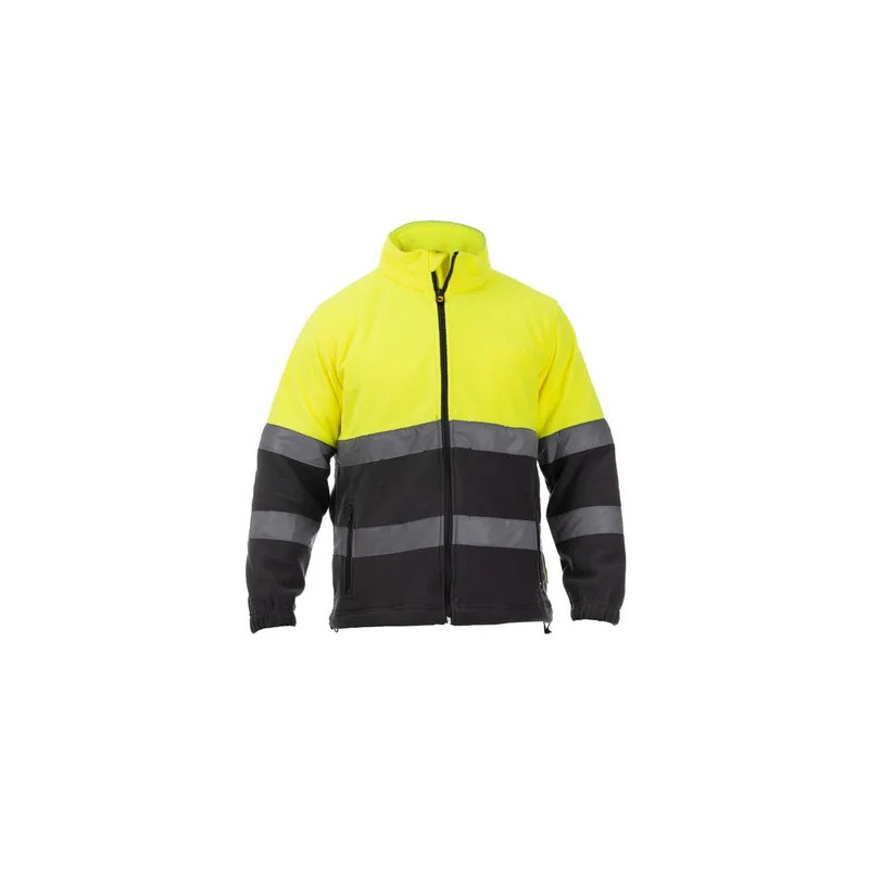 High Visibility Two-Tone Fleece Jacket - Planet