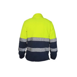 High Visibility Two-Tone Fleece Jacket - Planet