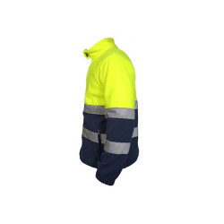 High Visibility Two-Tone Fleece Jacket - Planet