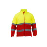 High Visibility Two-Tone Fleece Jacket - Planet