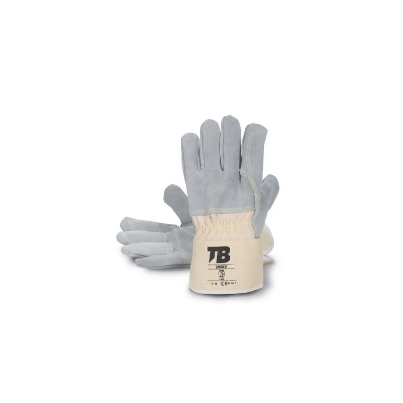 Leather gloves with reinforcement - 205KV
