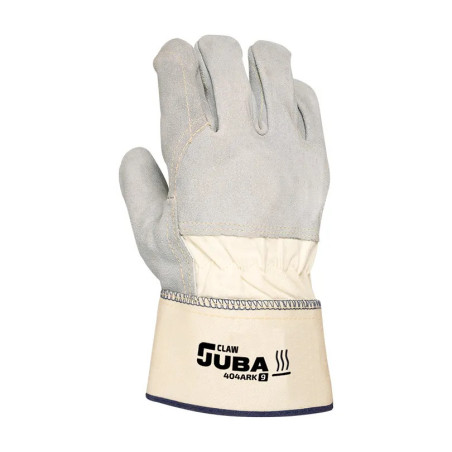 Leather glove with reinforcement - JUBA 404ARK