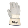 Leather glove with reinforcement - JUBA 404ARK