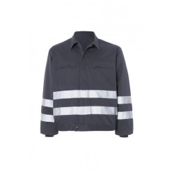 Jacket with reflective stripes 100% cotton - 38153