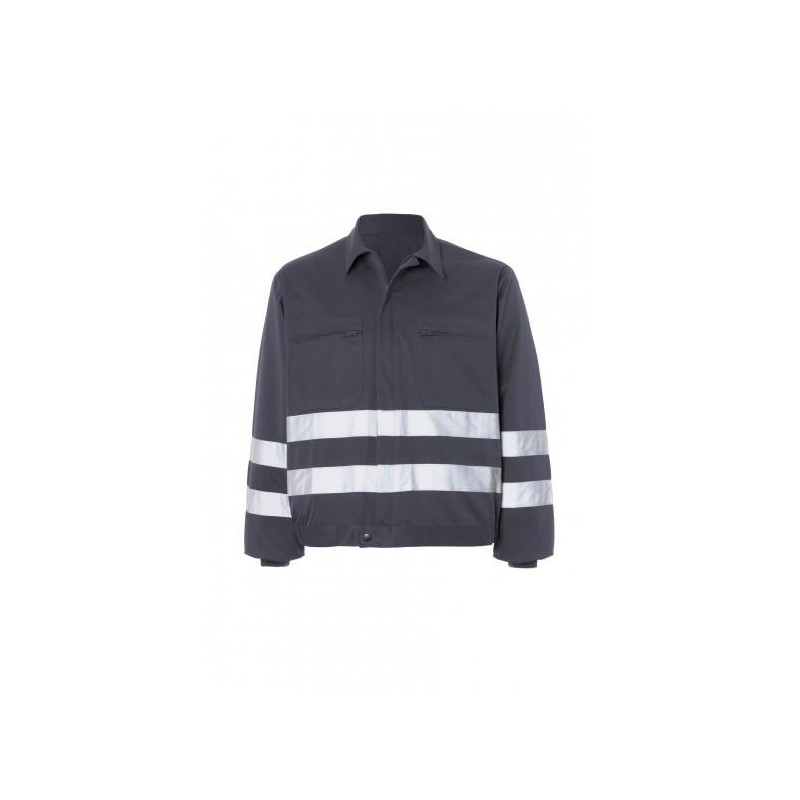 Jacket with reflective stripes 100% cotton - 38153
