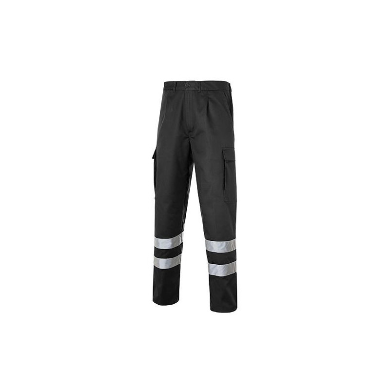 Multi-pocket trousers with reflective strips - 11154
