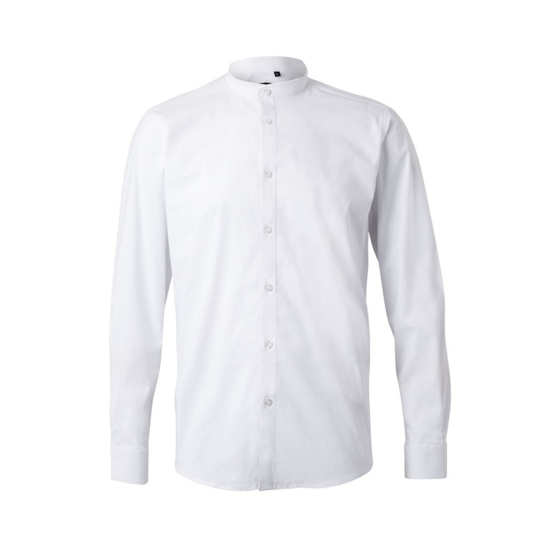 High-neck shirt with long sleeves - 405013S