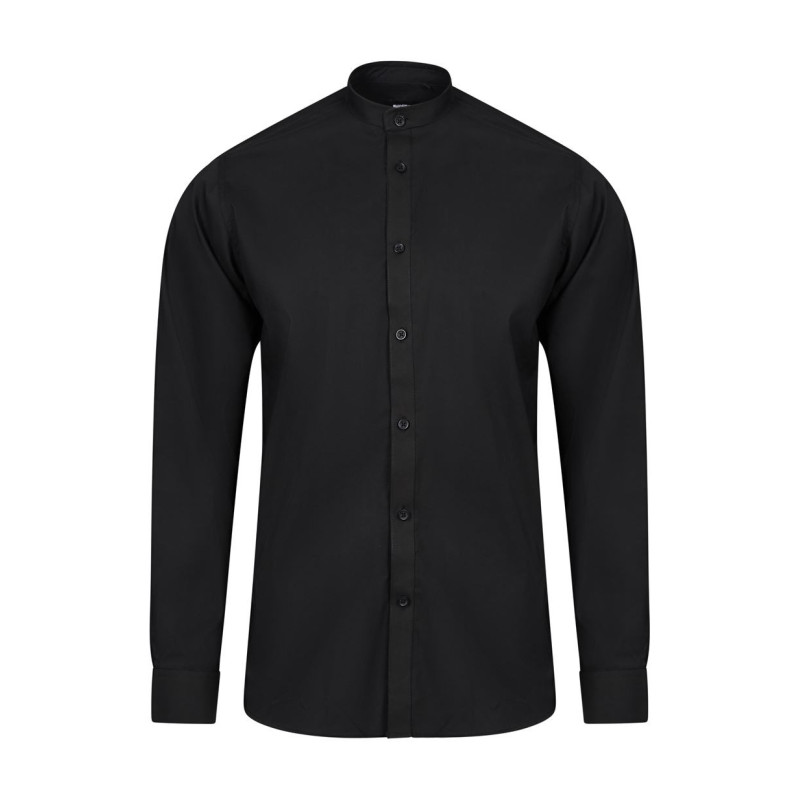 High-neck shirt with long sleeves - 405013S