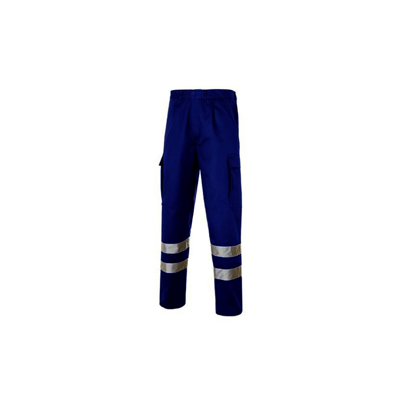 Multi-pocket trousers with reflective strips - 11154