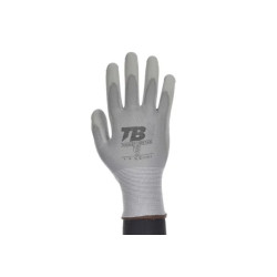 Polyester and polyurethane mechanical glove - 10 pairs