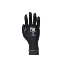 Polyester and nitrile mechanical glove