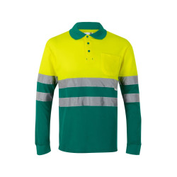 High Visibility Polo Shirt with Long Sleeve